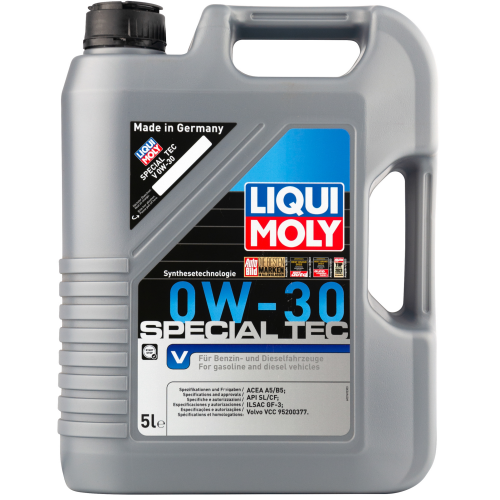 2853 LiquiMoly НС-синт. мот.масло Special Tec V 0W-30 CF/SL A5/B5 (5л) - 5 л
