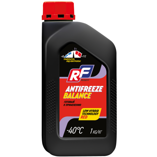 17481N RUSEFF Антифриз ANTIFREEZE Balance красн. (1кг) - 1 кг