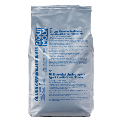 7250 LiquiMoly  Сорбент для сбора нефтепродуктов Oilbinder (25л) - 25 л