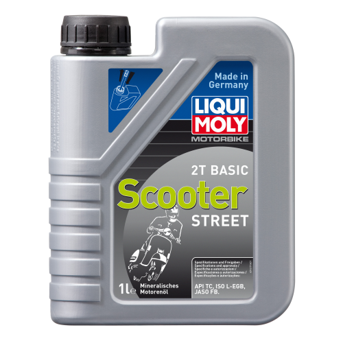 8068 LiquiMoly Мин. мот.масло д/скутеров Motorbike 2T Basic Scooter TC FB L-EGB (1л) - 1 л