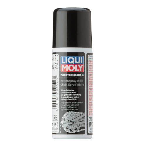 1592 LiquiMoly Белая цепная смазка д/мотоц. Motorbike Kettenspray weiss (0,05л) - 0,05 л