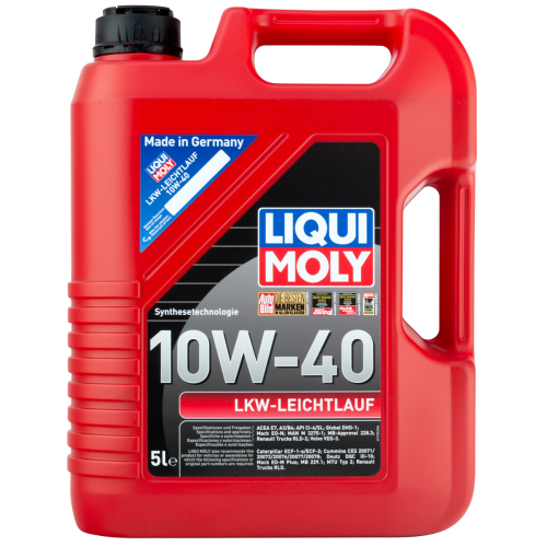 1185 LiquiMoly НС-синт. мот.масло LKW-Leichtlauf-Motoroil 10W-40 CI-4/SL A3/B4/E7 (5л) - 5 л 1185 LiquiMoly НС-синт. мот.масло LKW-Leichtlauf-Motoroil 10W-40 CI-4/SL A3/B4/E7 (5л) - 5 л