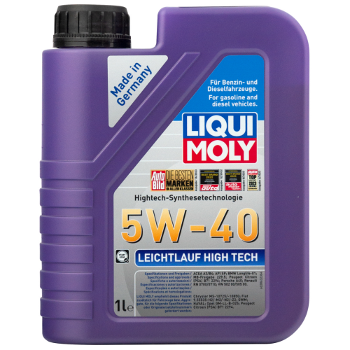 2327 LiquiMoly НС-синт. мот.масло Leichtlauf High Tech 5W-40 SP A3/B4 (1л) - 1 л