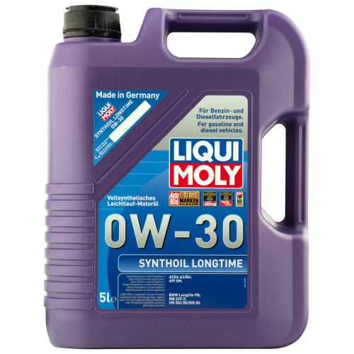 8977 LiquiMoly Синт-ое мот.масло Synthoil Longtime 0W-30 SM A3/B4 (5л) - 5 л