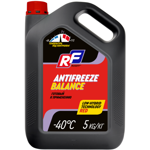 17482N RUSEFF Антифриз ANTIFREEZE Balance красн. (5кг) - 5 кг