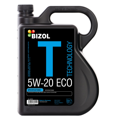 85721 BIZOL НС-синт. мот.масло Technology 5W-20 ECO SN C5 (5л) - 5 л