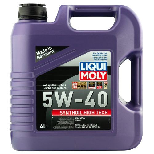 2194 LiquiMoly Синт-ое мот.масло Synthoil High Tech 5W-40 SN A3/B4 (4л) - 4 л