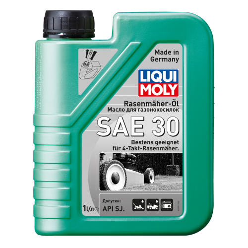 3991 LiquiMoly Мин. мот.масло д/газон. Rasenmaher-Oil 30 SJ (1л) - 1 л