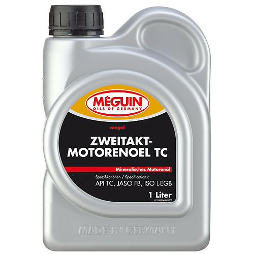 4880 Meguin Мин. мот.масло д/2-т,двиг, Megol Zweitaktmotorenoel TC TC FB L-EGB (1л) - 1 л