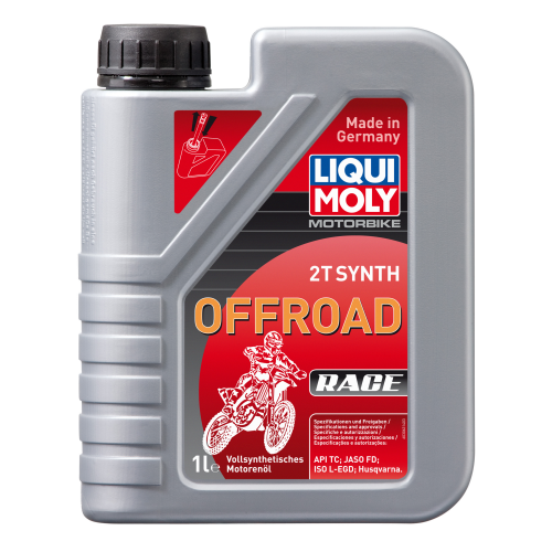 3063 LiquiMoly Синт. мот.масло д/2-т.мотоц. Motorbike 2T Synth Offroad Race TC FD L-EGD (1л) - 1 л