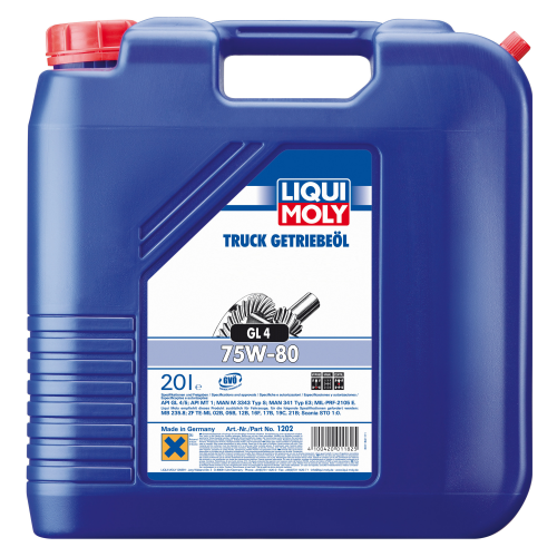 1202 LiquiMoly НС-синт. тр.масло Truck Getriebeoil 75W-80 GL-4 (20л) - 20 л
