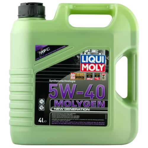 8578 LiquiMoly НС-синт. мот.масло Molygen New Generation 5W-40 (4л) - 4 л